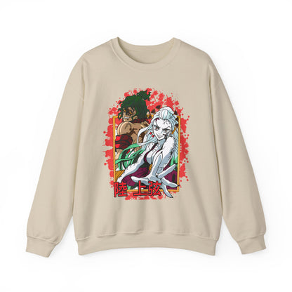 Daki Gyutaro Demon Slayer Sweatshirt – 100% Cotton Anime Pullover for Upper Moon Fans