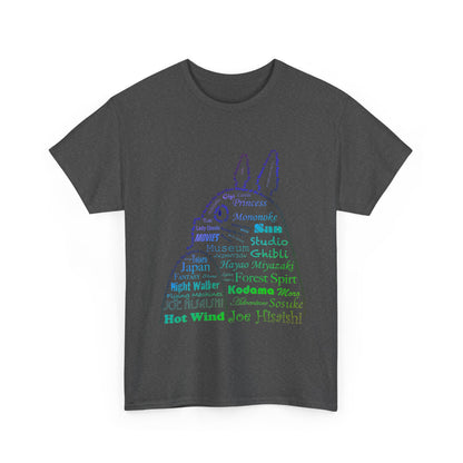 My Neighbor Totoro Neon T-Shirt 100% Cotton | Studio Ghibli Anime Tee