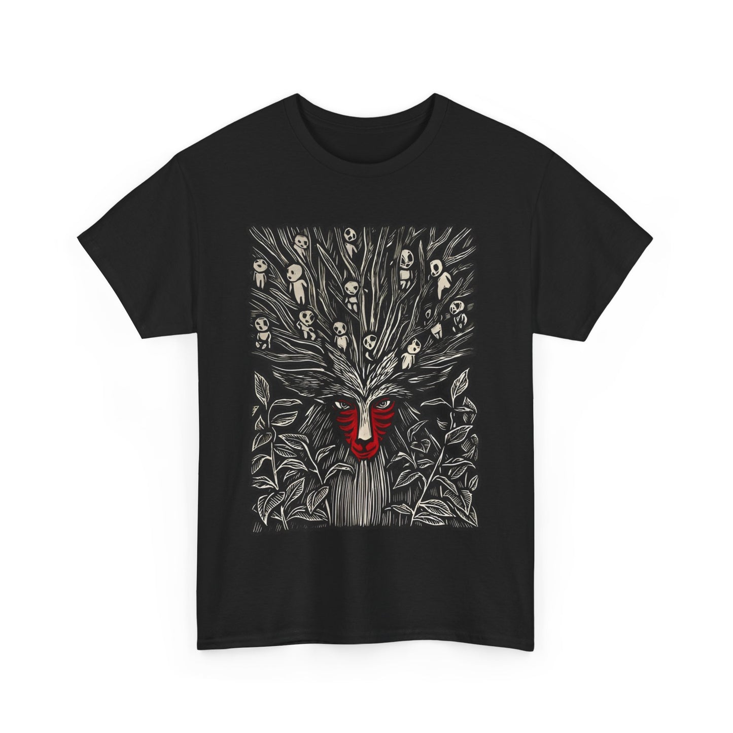 Forest Spirit Studio Ghibli T-Shirt – 100% Cotton Anime Tee for Ghibli Fans
