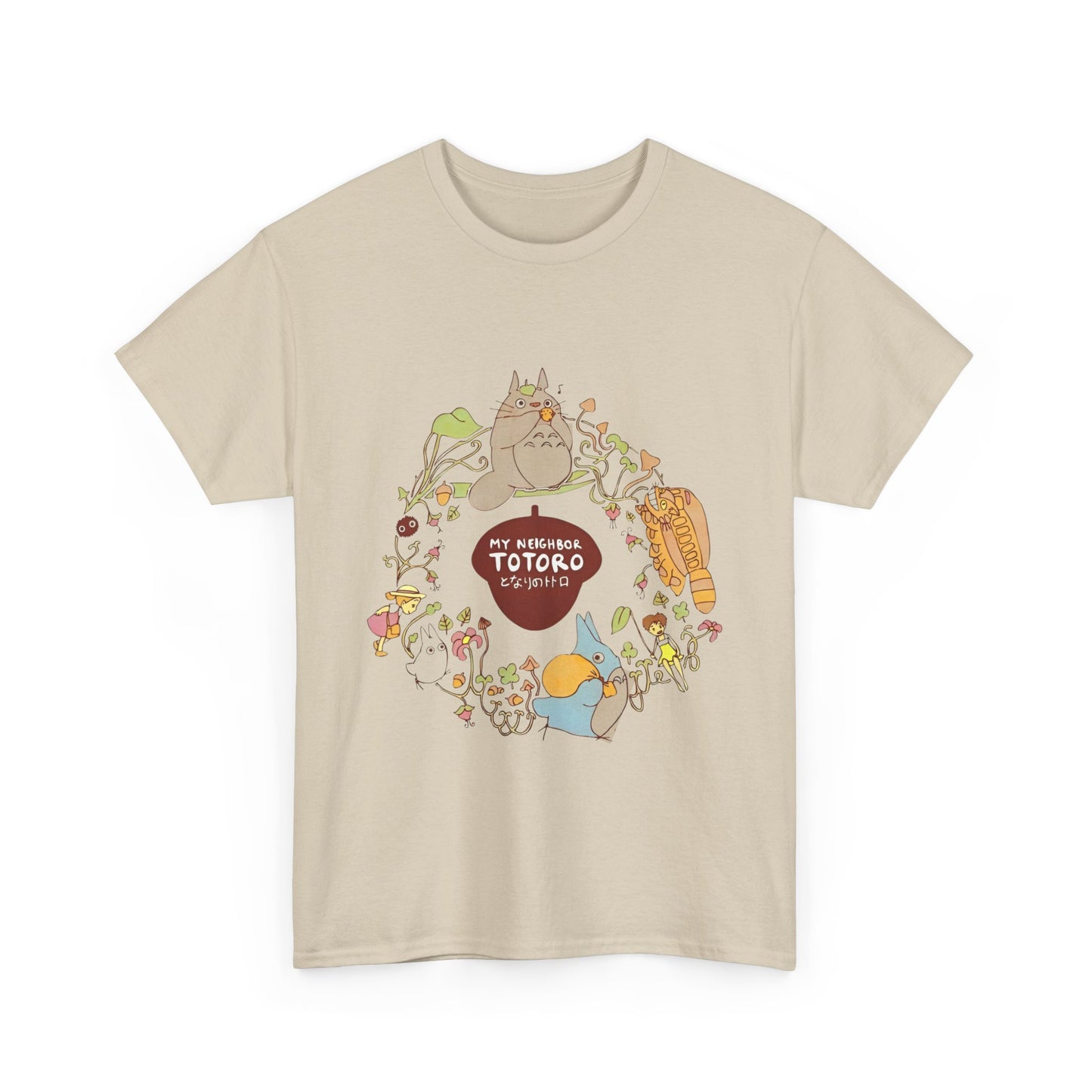 Princess Mononoke Characters Shirt – Ghibli Cotton Anime Tee