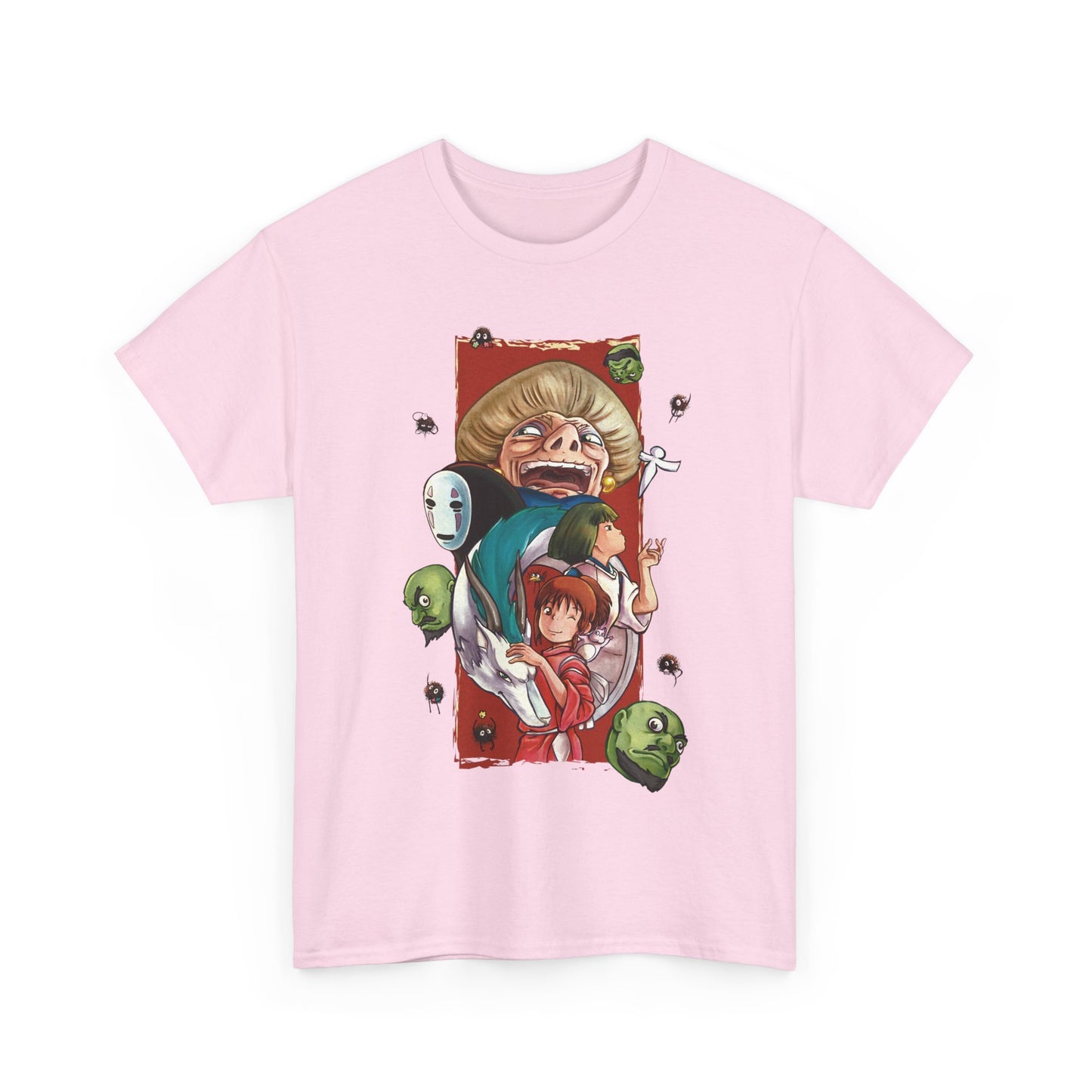 Spirited Away T-Shirt 100% Cotton | Studio Ghibli Art Canvas Anime Tee