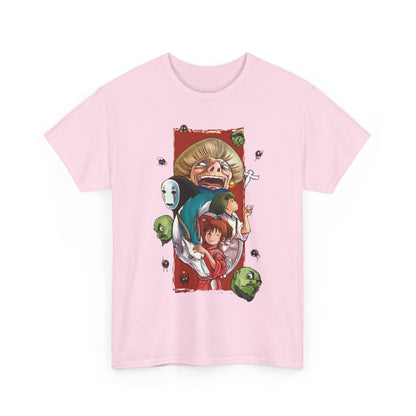 Spirited Away T-Shirt 100% Cotton | Studio Ghibli Art Canvas Anime Tee