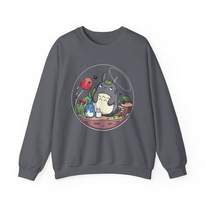 Totoro in a Bubble Sweatshirt – 100% Cotton Studio Ghibli Cozy Anime Pullover