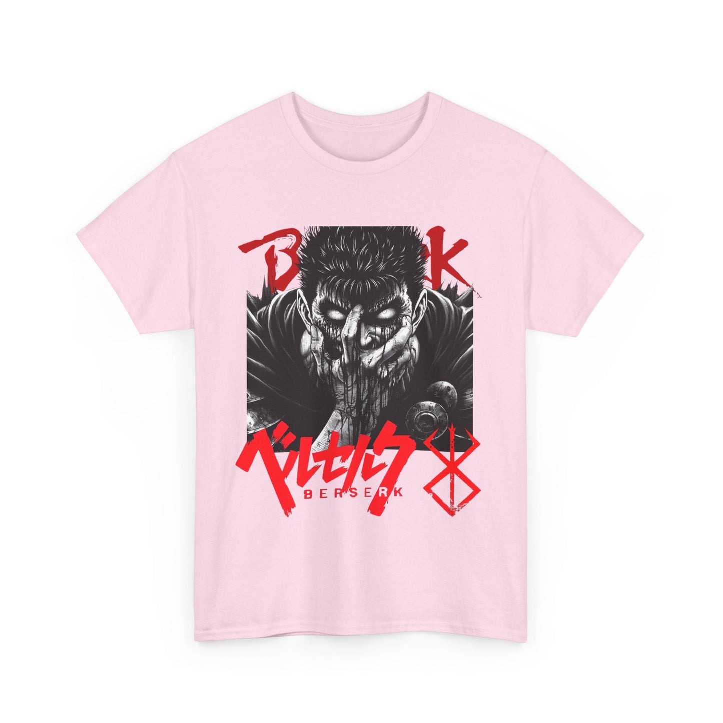 Guts Berserk T-Shirt – 100% Cotton Anime Tee Featuring the Black Swordsman
