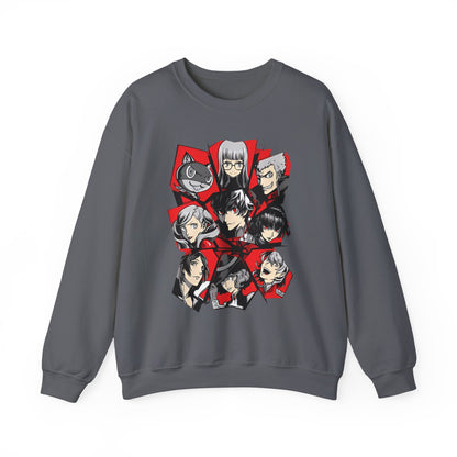 Persona 5 Video Game Sweatshirt – 100% Cotton | Phantom Thieves Cozy Anime Sweater