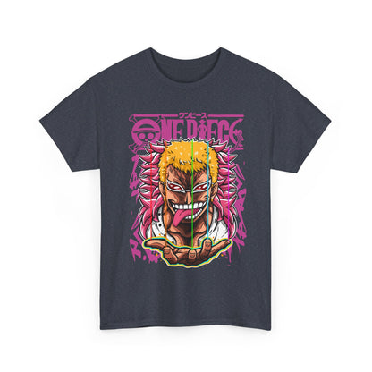 Donquixote Doflamingo T-Shirt – One Piece 100% Cotton Anime Tee for True Villain Fans