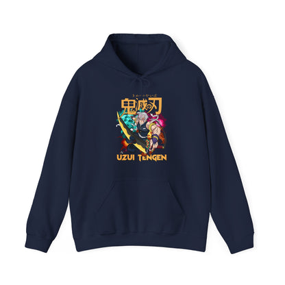 Uzui Tengen Demon Slayer Hoodie – 100% Cotton Anime Pullover for Kimetsu no Yaiba Fans
