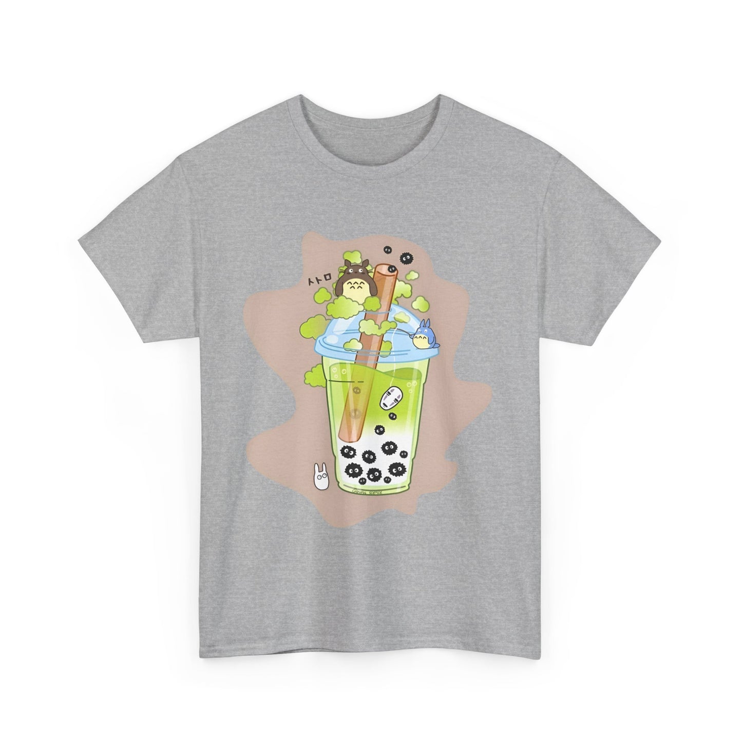 Ghibli Characters Smoothie T-Shirt | 100% Cotton Studio Ghibli Anime Tee