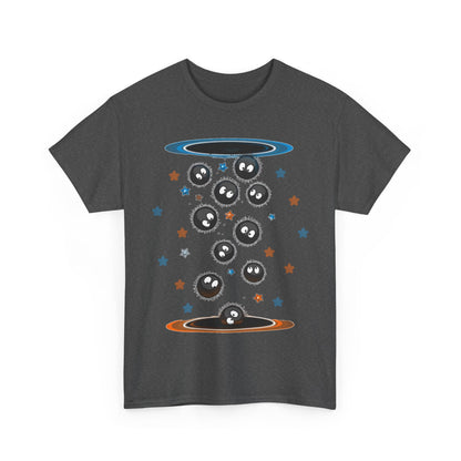 Soot Sprites Portal T-Shirt 100% Cotton Studio Ghibli Anime Tee