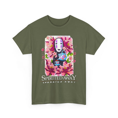 Spirited Away Tea Flowers T-Shirt | 100% Cotton Studio Ghibli Anime Tee
