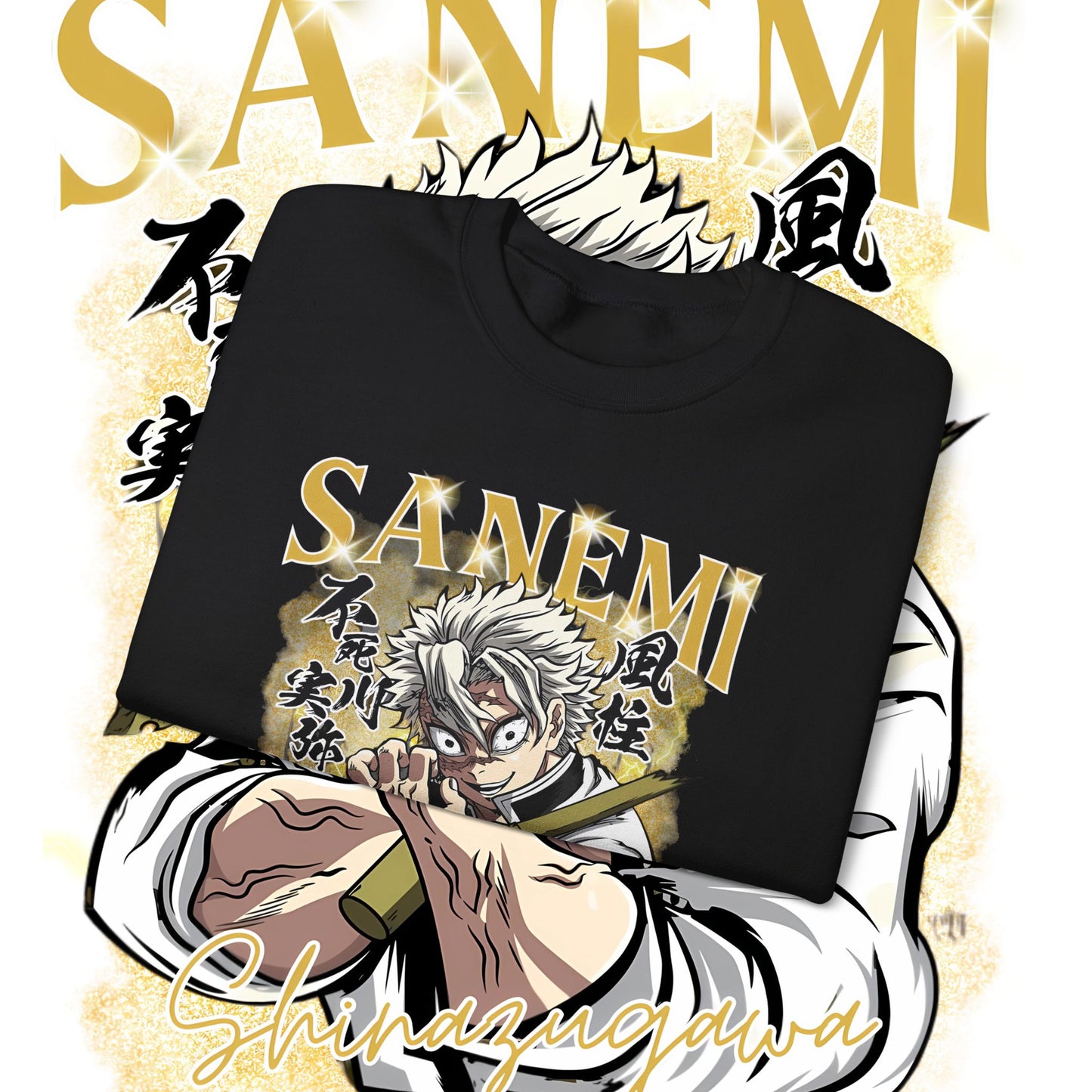Sanemi Shinazugawa Hashira Cotton Sweatshirt | Demon Slayer Anime Pullover
