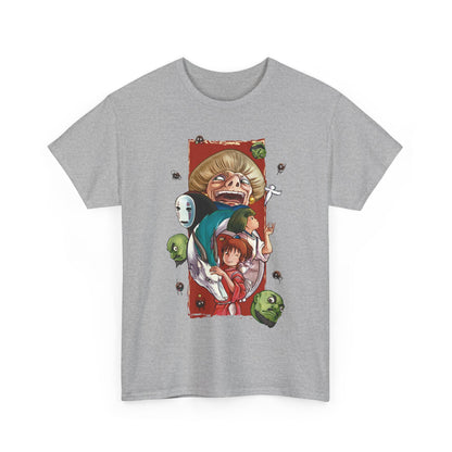 Spirited Away T-Shirt 100% Cotton | Studio Ghibli Art Canvas Anime Tee
