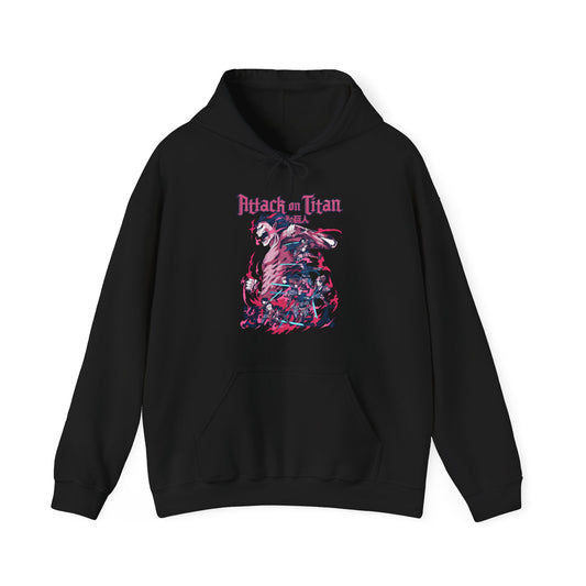 Attack on Titan Hoodie – 100% Cotton Anime Pullover for True Fans