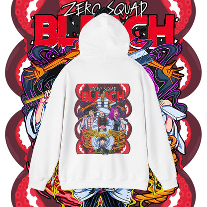 Zero Squad Bleach Back Print Hoodie 100% Cotton