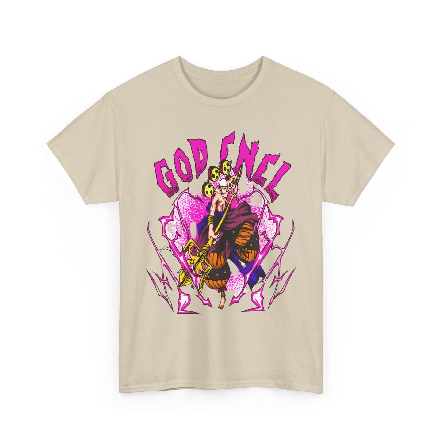 God Enel One Piece T-Shirt – 100% Cotton Anime Tee Featuring Skypiea's Thunder God