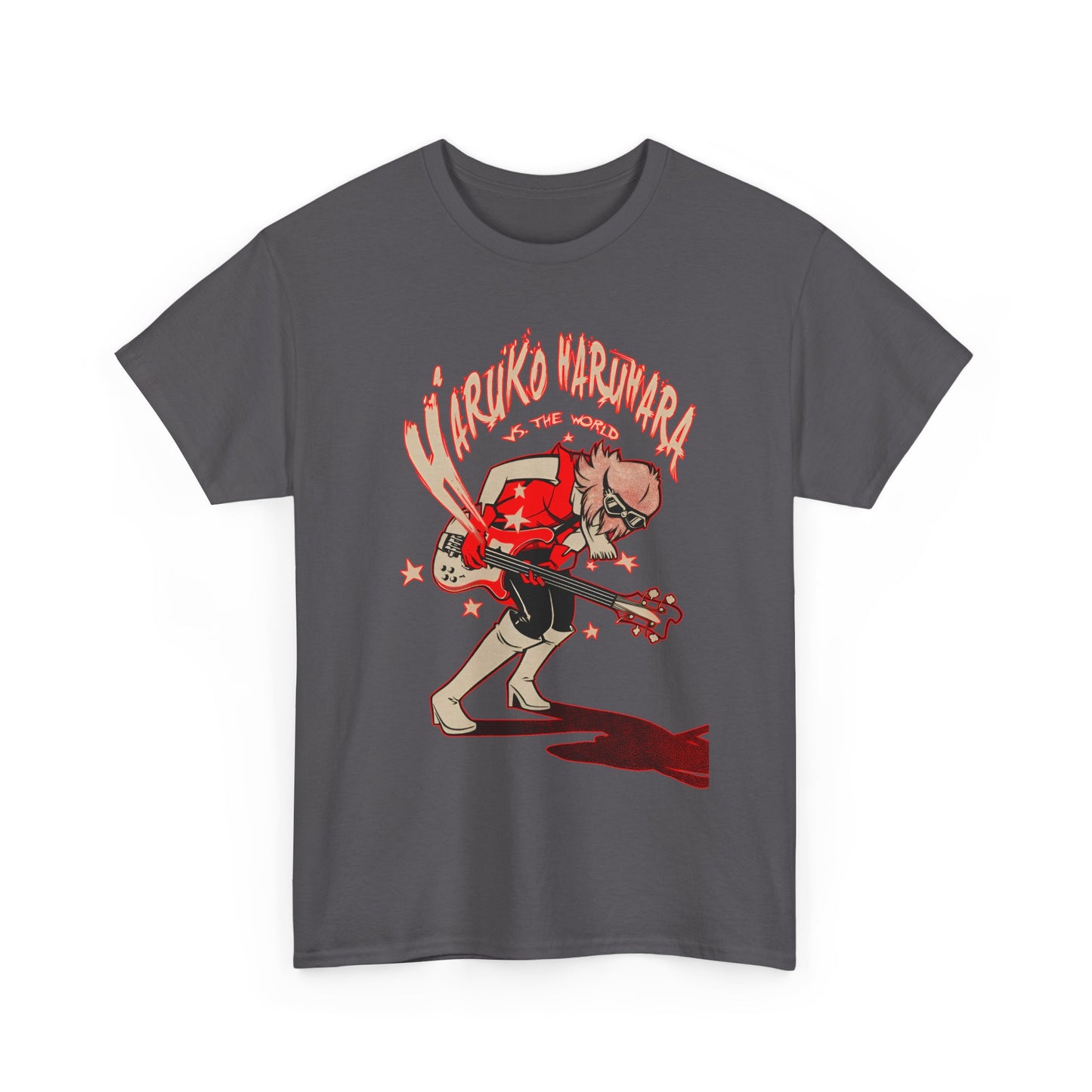 Haruko Haruhara FLCL T-Shirt – 100% Cotton Anime Tee Featuring the Iconic Space Rebel