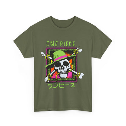 "Straw Hat Pirates One Piece T-Shirt – 100% Cotton Anime Tee for True Fans"