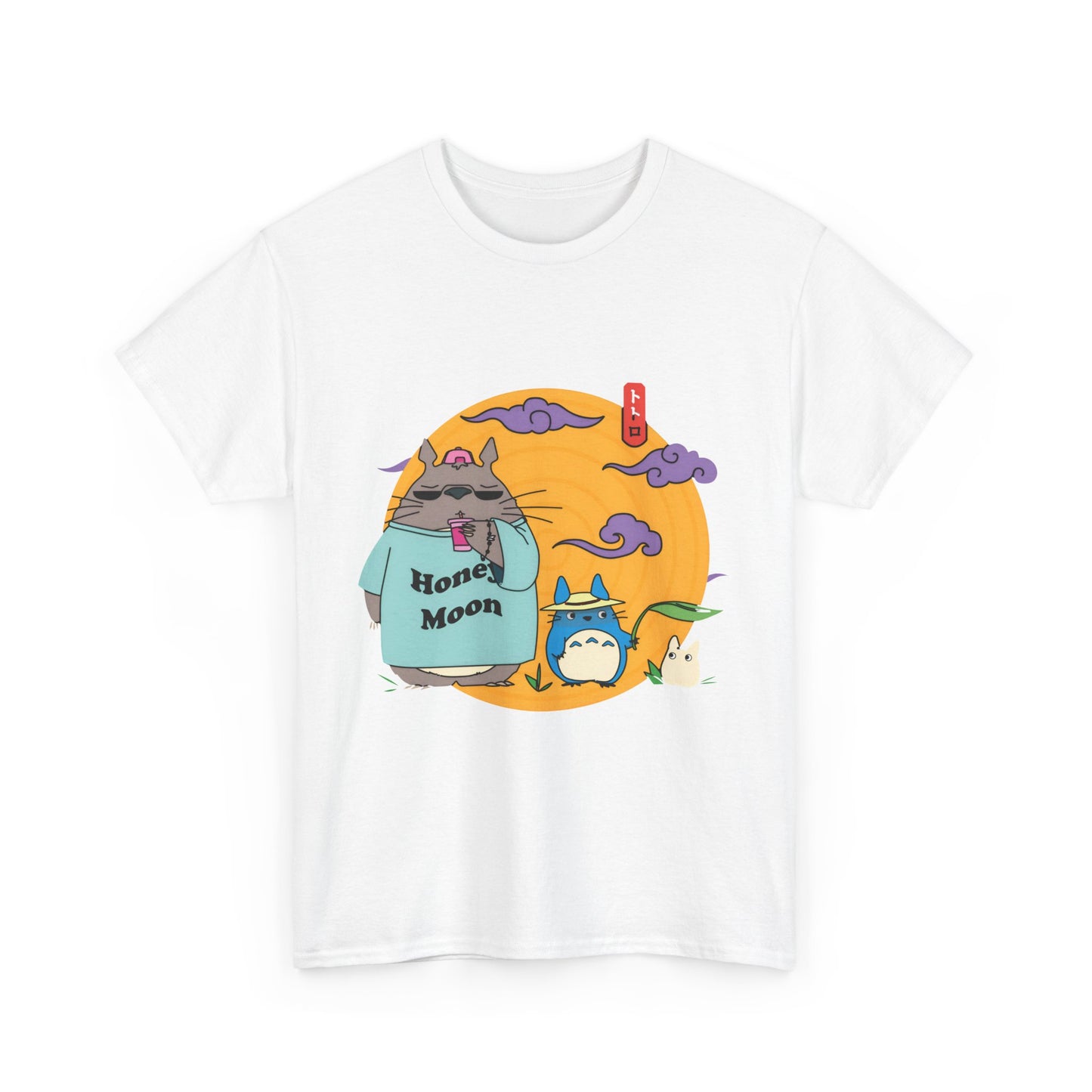 Totoro Fresh Art T-Shirt 100% Cotton | Studio Ghibli Anime Tee