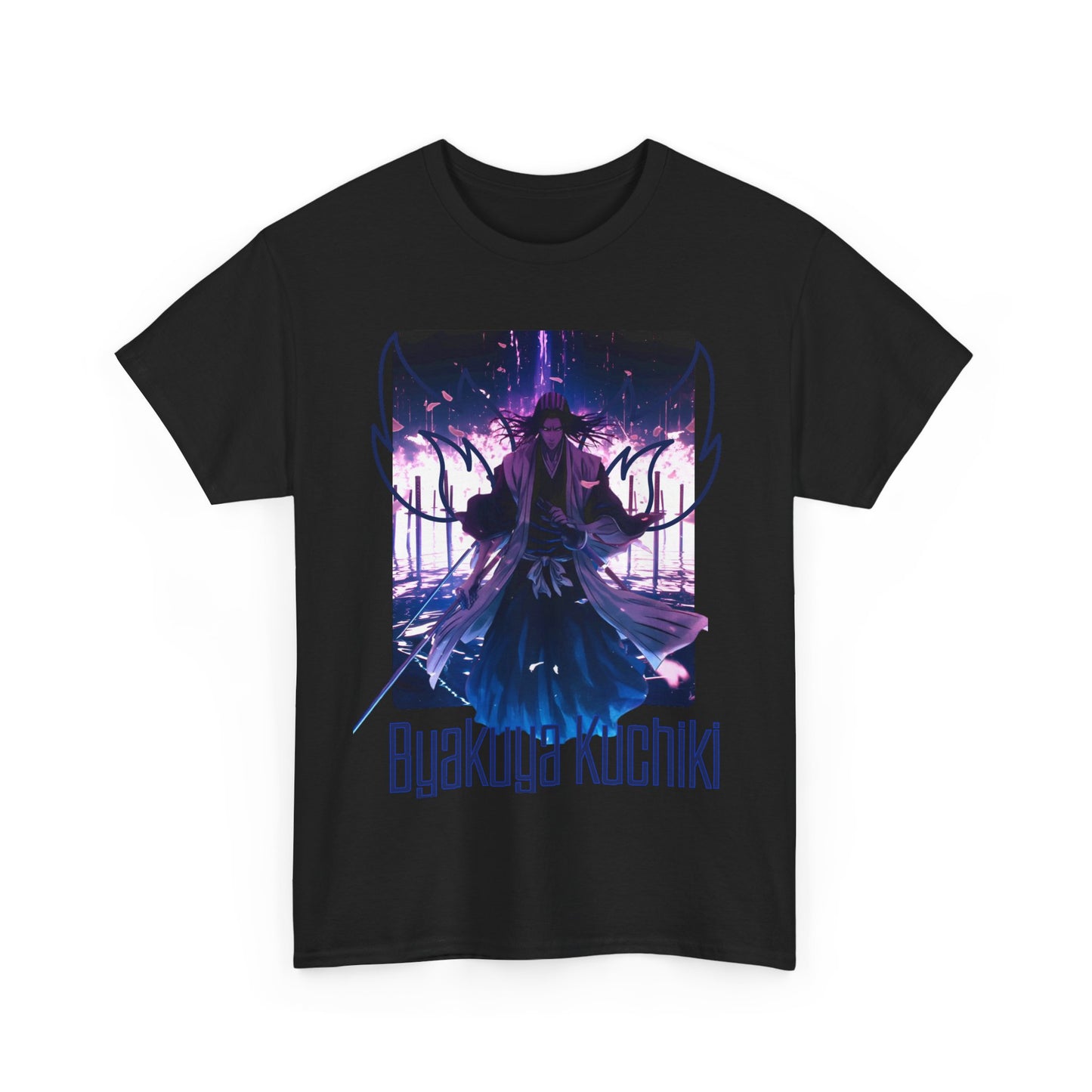 Byakuya Kuchiki Bleach T-Shirt – 100% Cotton Anime Tee for Soul Reaper Fans