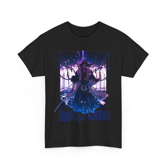 Byakuya Kuchiki Bleach T-Shirt – 100% Cotton Anime Tee for Soul Reaper Fans