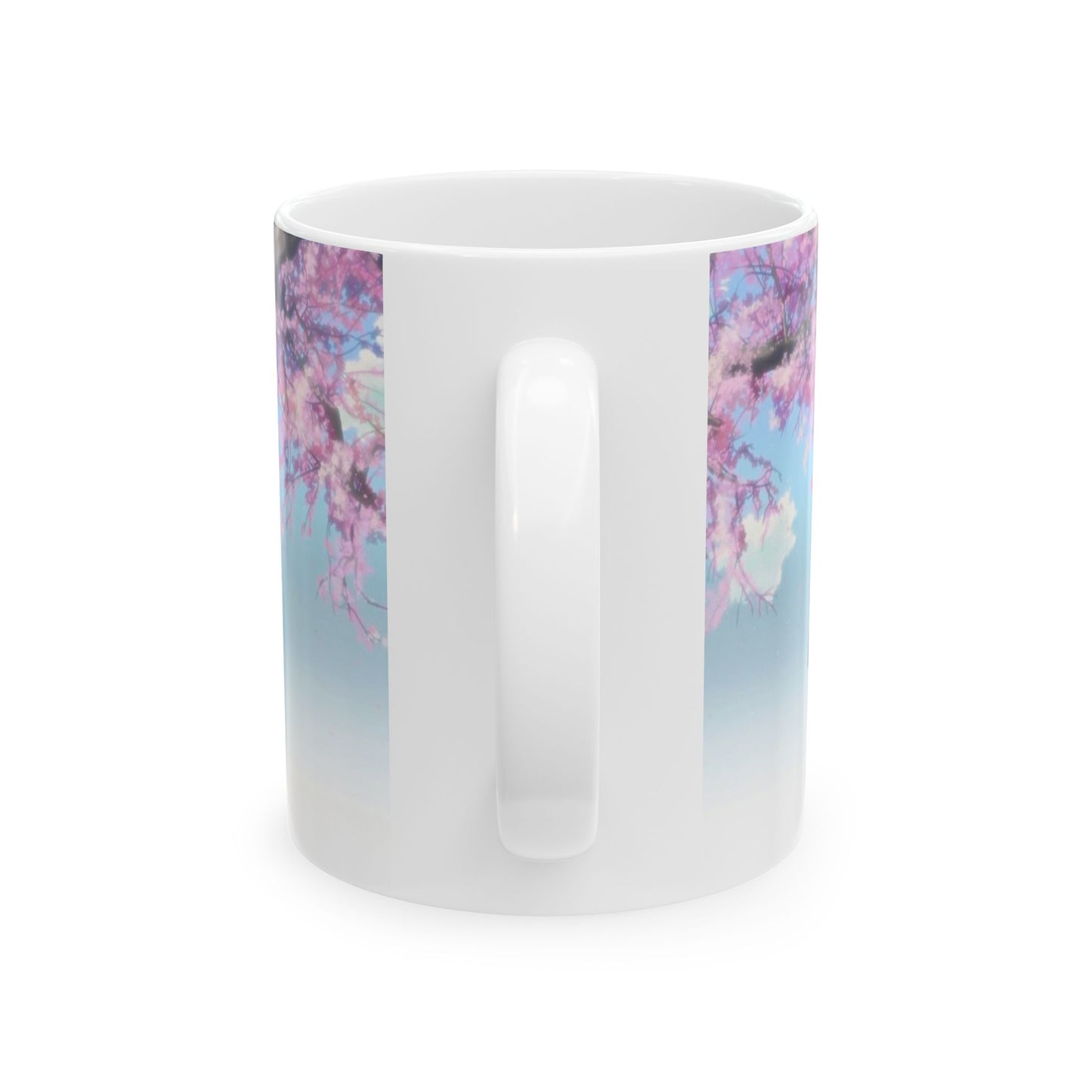 5 Centimeters Per Second Mug – Makoto Shinkai Anime Cup 11oz & 15oz – Cherry Blossom Romance Coffee Gift