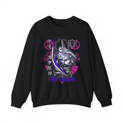 Yami Sukehiro Black Clover Sweatshirt – 100% Cotton Anime Pullover for True Fans