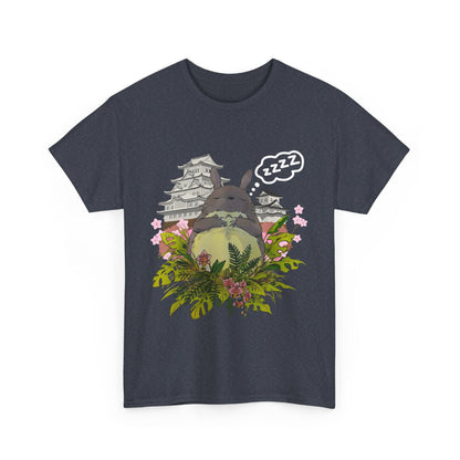 Totoro Sleep T-Shirt 100% Cotton Studio Ghibli Anime Graphic Tee