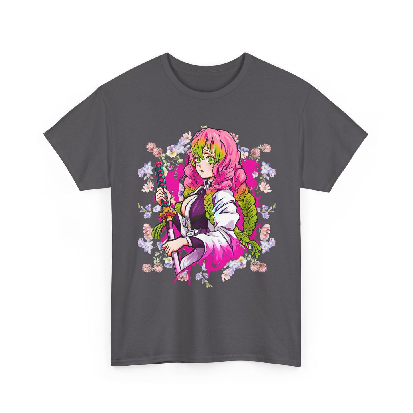 Mitsuri Kanroji Love Hashira T-Shirt | 100% Cotton Demon Slayer Anime Tee