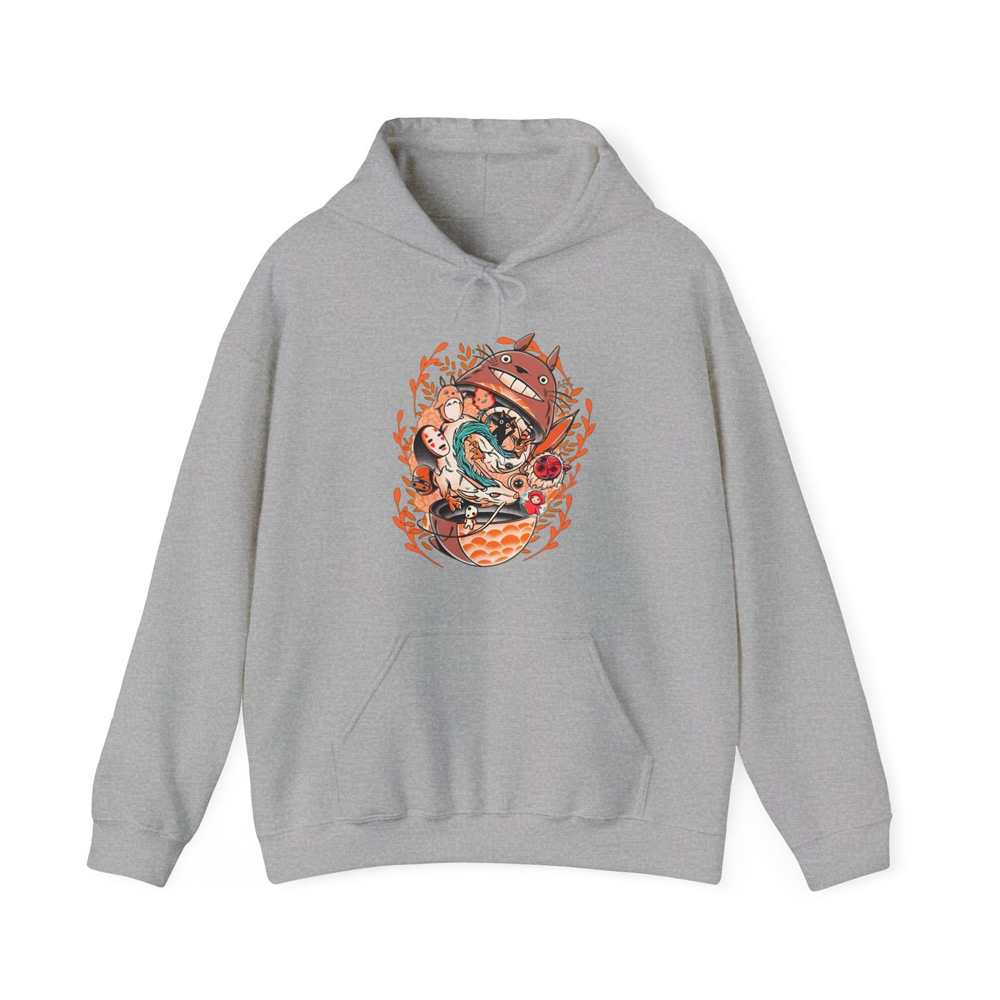 Totoro Matryoshka Hoodie – 100% Cotton Studio Ghibli Sweatshirt for Anime Fans
