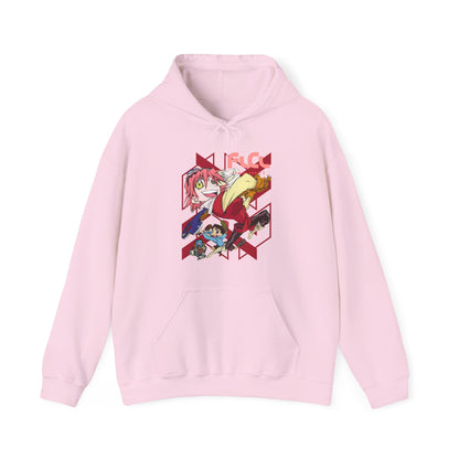 FLCL Hoodie – 100% Cotton Gildan 18500 | Fooly Cooly Classic Anime Hoodie for True Fans
