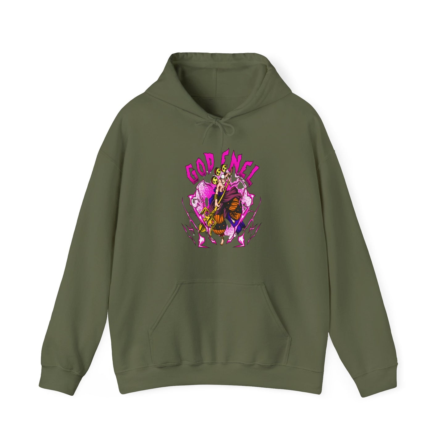 God Enel One Piece Hoodie – 100% Cotton Anime Hoodie Featuring Skypiea’s Thunder God
