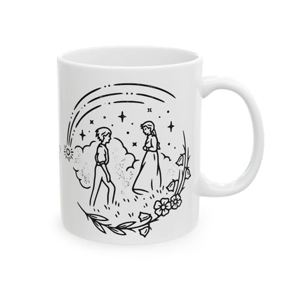 Calcifer Mug – Howl’s Moving Castle Ceramic Cup 11oz & 15oz – Studio Ghibli Anime Gift