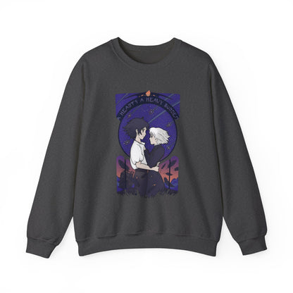 Howl and Sophie Couple Sweatshirt – 100% Cotton Studio Ghibli Pullover from Howl’s Moving Castle