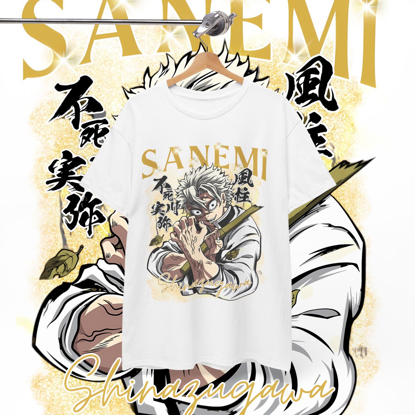 Sanemi Shinazugawa Hashira Cotton T-Shirt | Demon Slayer Anime Tee