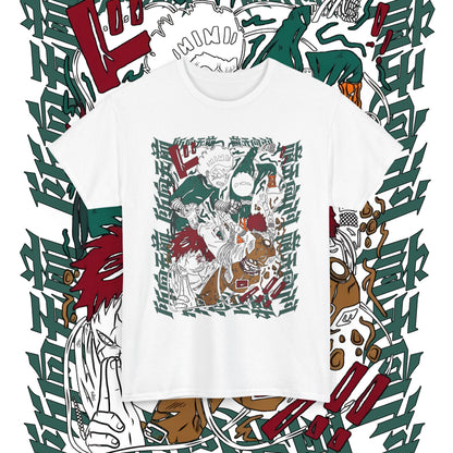 Rock Lee Naruto Graphic Tee – 100% Cotton Anime Shirt