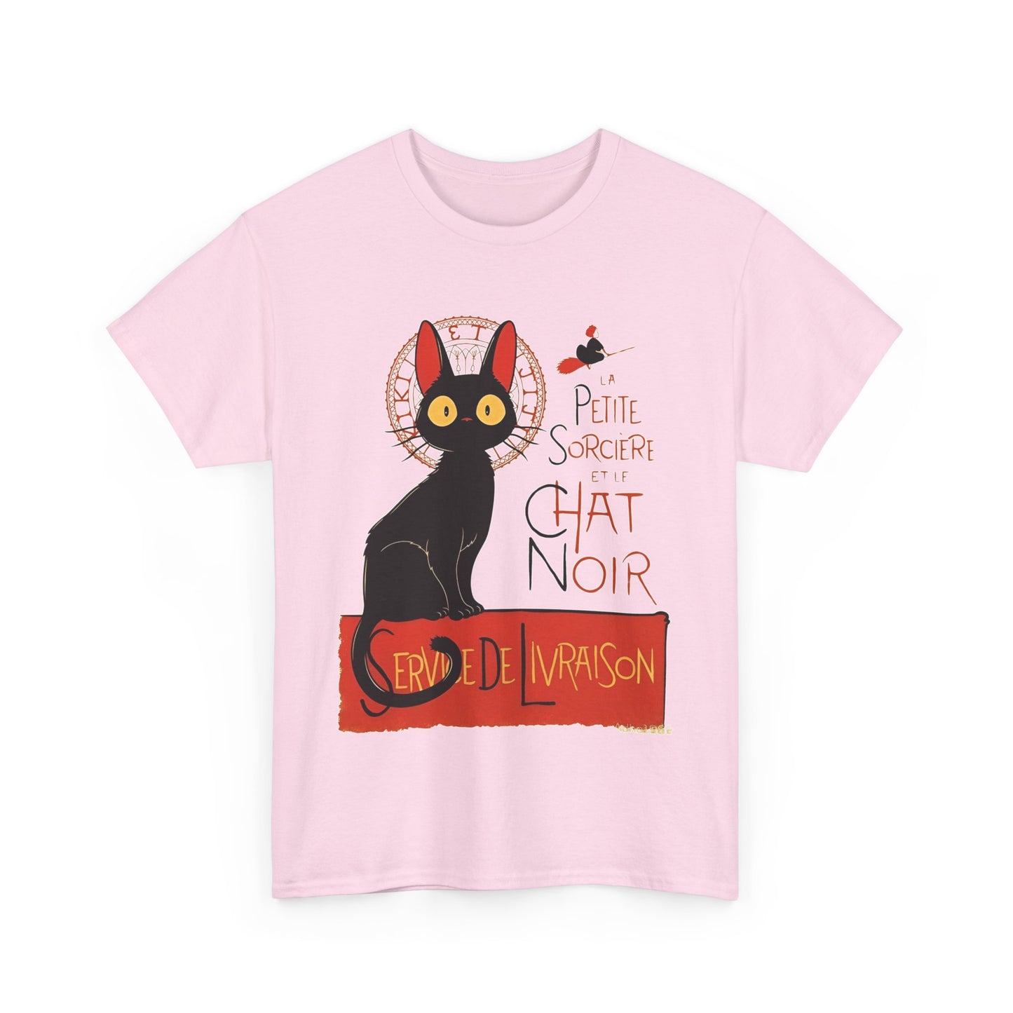 Kiki's Delivery Service T-Shirt – 100% Cotton "Service de Livraison" Studio Ghibli Tee for Fans