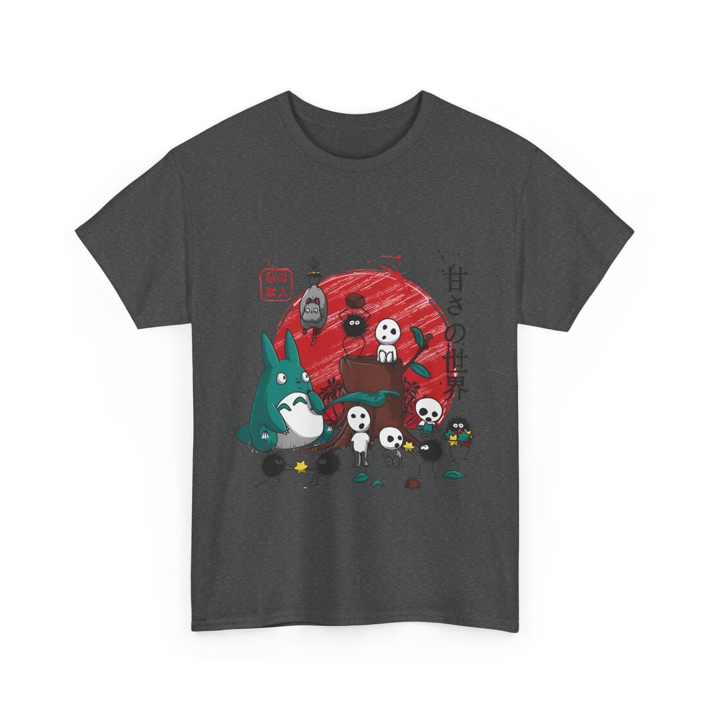 Ghibli Characters T-Shirt – 100% Cotton Anime Tee for Studio Ghibli Fans