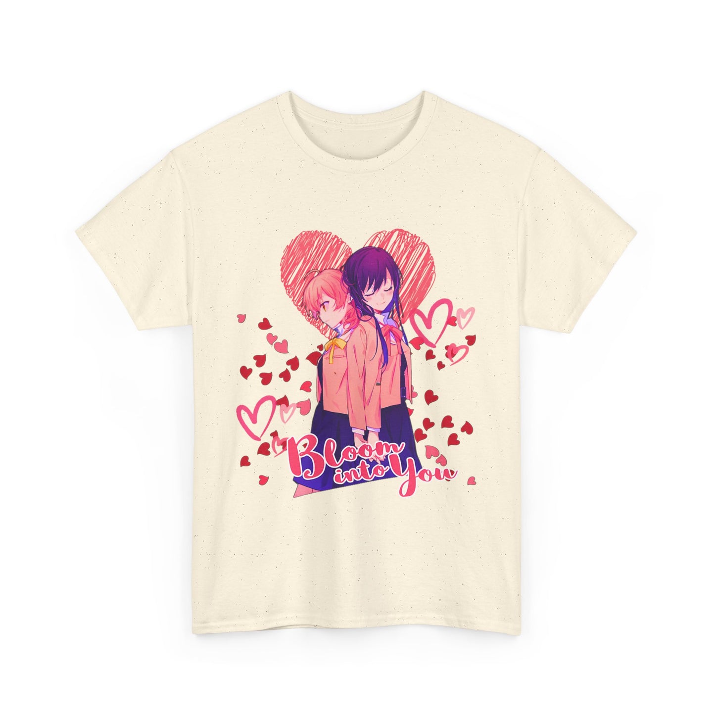 Bloom Into You T-Shirt – 100% Cotton Yuri Anime Tee Featuring Yuu and Touko