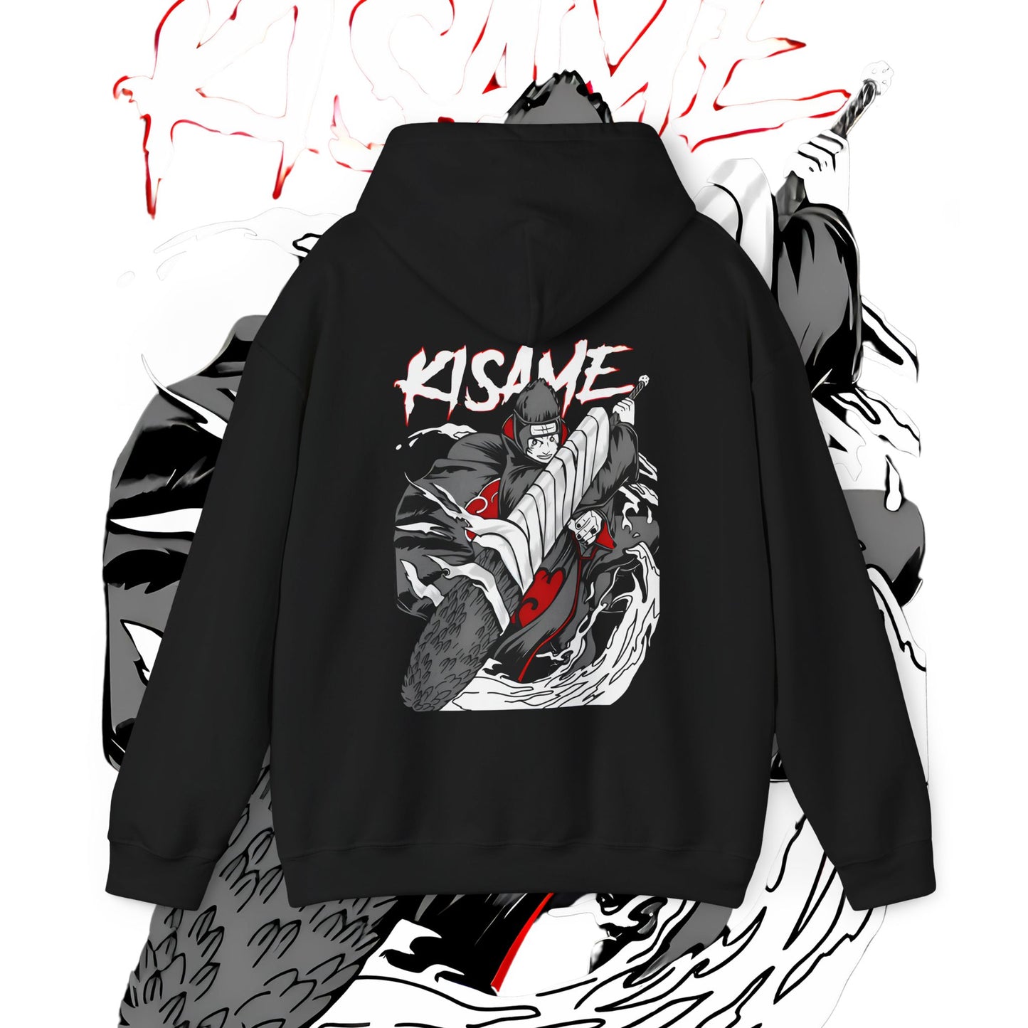 Kisame Hoshigaki Naruto Back Print Hoodie – Premium Cotton Anime Streetwear
