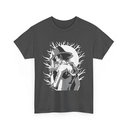 Portgas D. Ace One Piece T-Shirt – 100% Cotton Anime Tee for Fire Fist Fans
