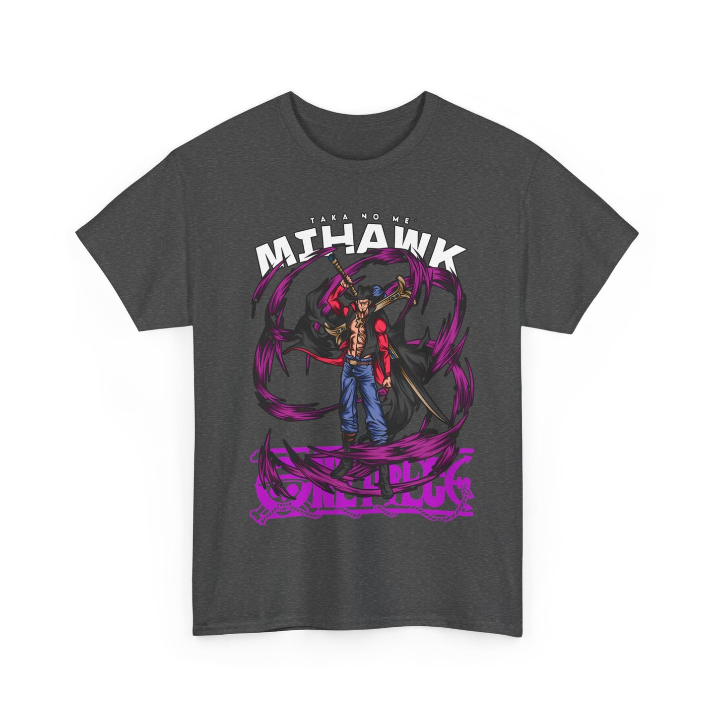 Dracule Mihawk One Piece T-Shirt – 100% Cotton Anime Tee for Warlord Fans