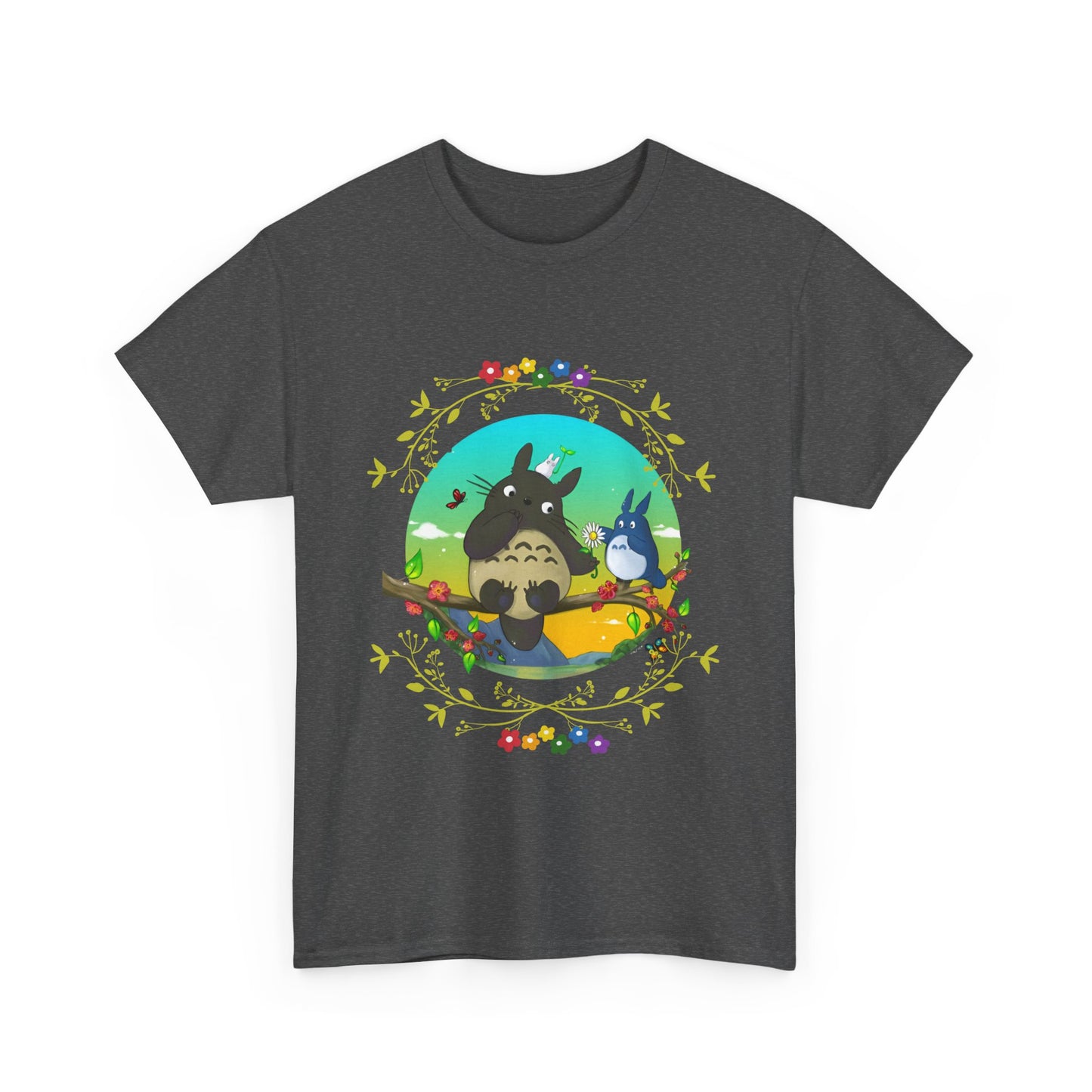 My Neighbor Totoro T-Shirt 100% Cotton Studio Ghibli Anime Tee