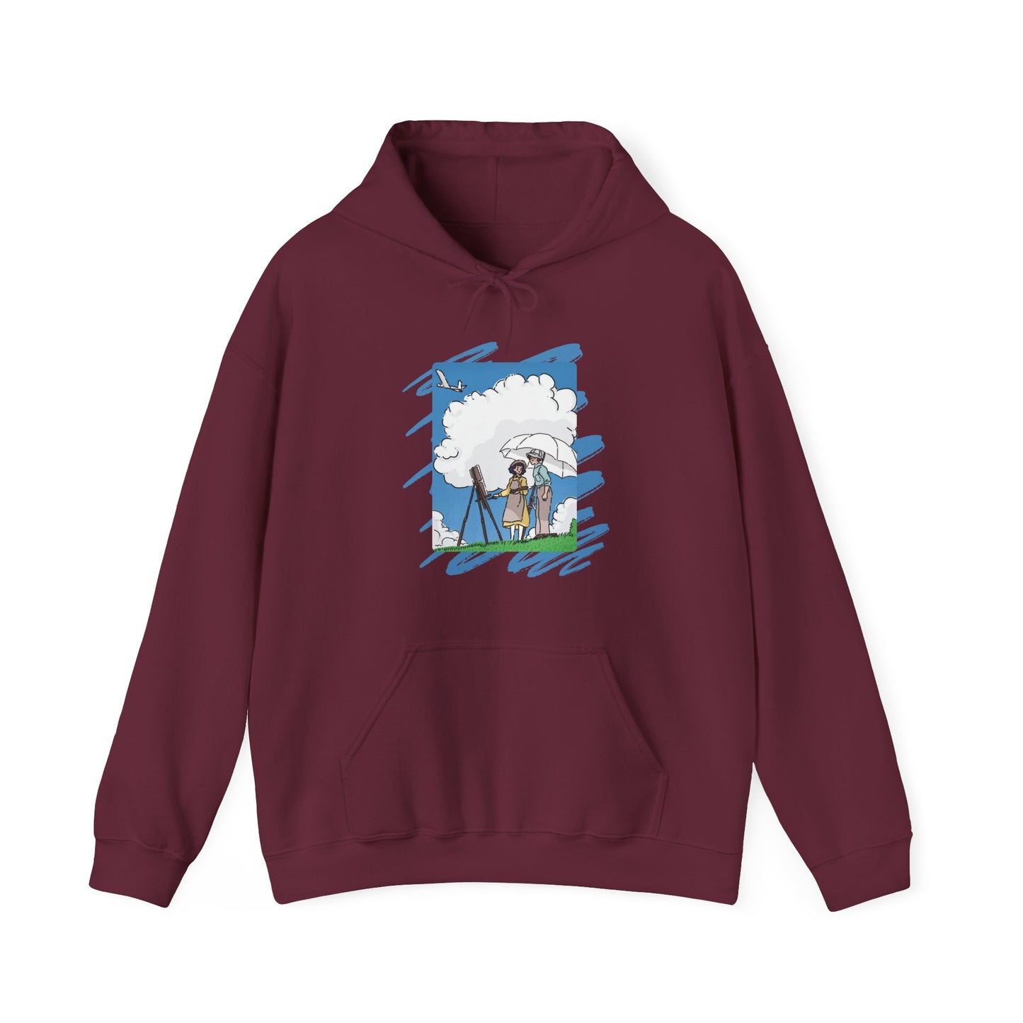 The Wind Rises Studio Ghibli Hoodie – 100% Cotton Anime Pullover for Ghibli Fans