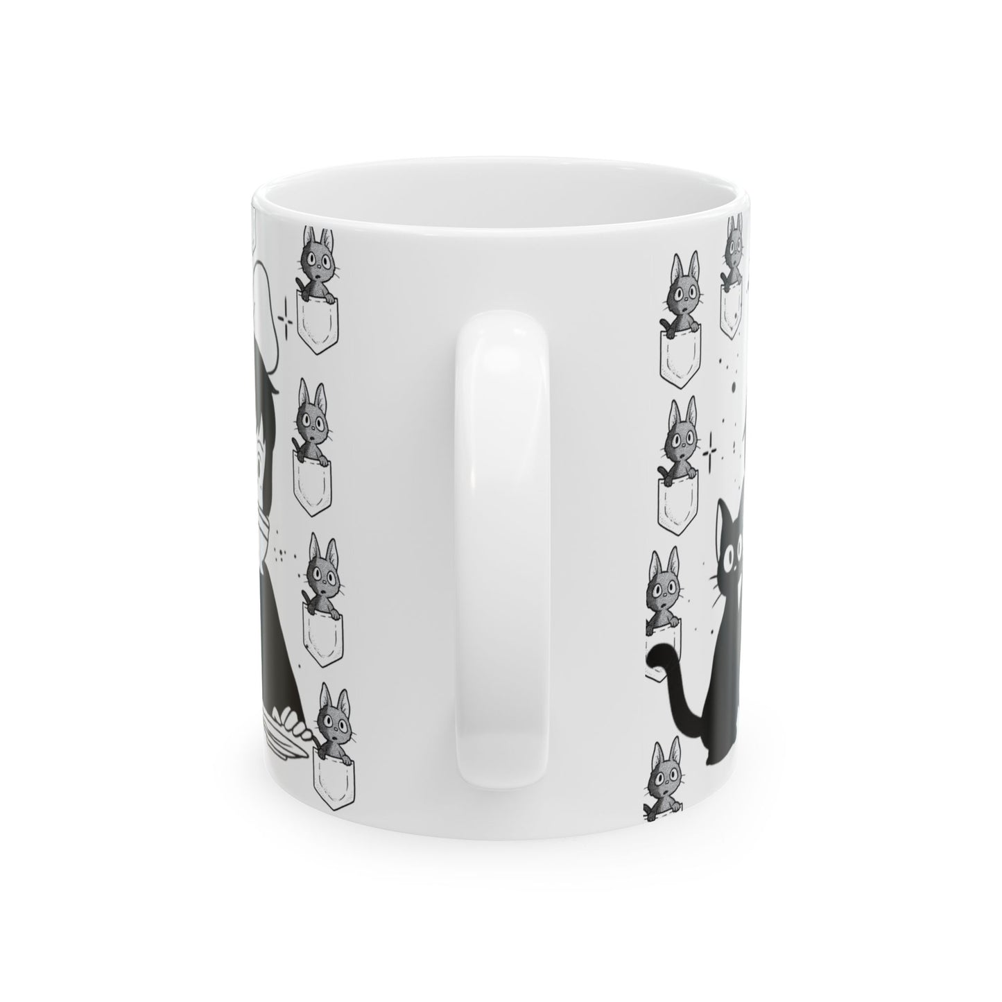 Kiki's Delivery Coffee Mug – Studio Ghibli Cup for Anime Lovers – 11oz & 15oz Ceramic Mug