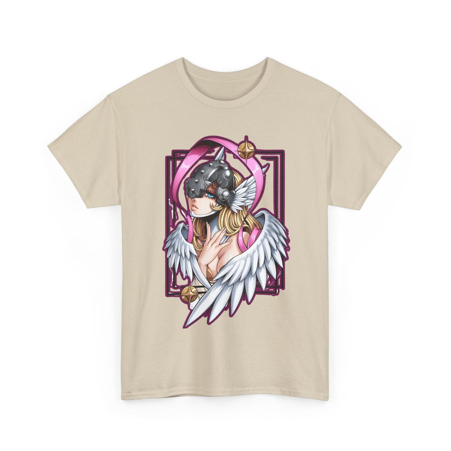 Angewomon T-Shirt – 100% Cotton Digimon Anime Shirt for Fans