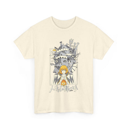 Howl’s Moving Castle Portrait T-Shirt | Studio Ghibli Anime Cotton Tee