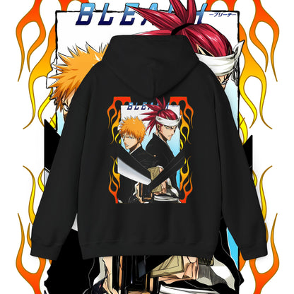 Bleach Ichigo Kurosaki Back Print Cotton Hoodie