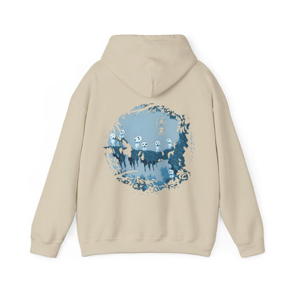Kodama Tree Forest Back Print Hoodie – 100% Cotton Studio Ghibli Inspired Hoodie from Princess Mononoke