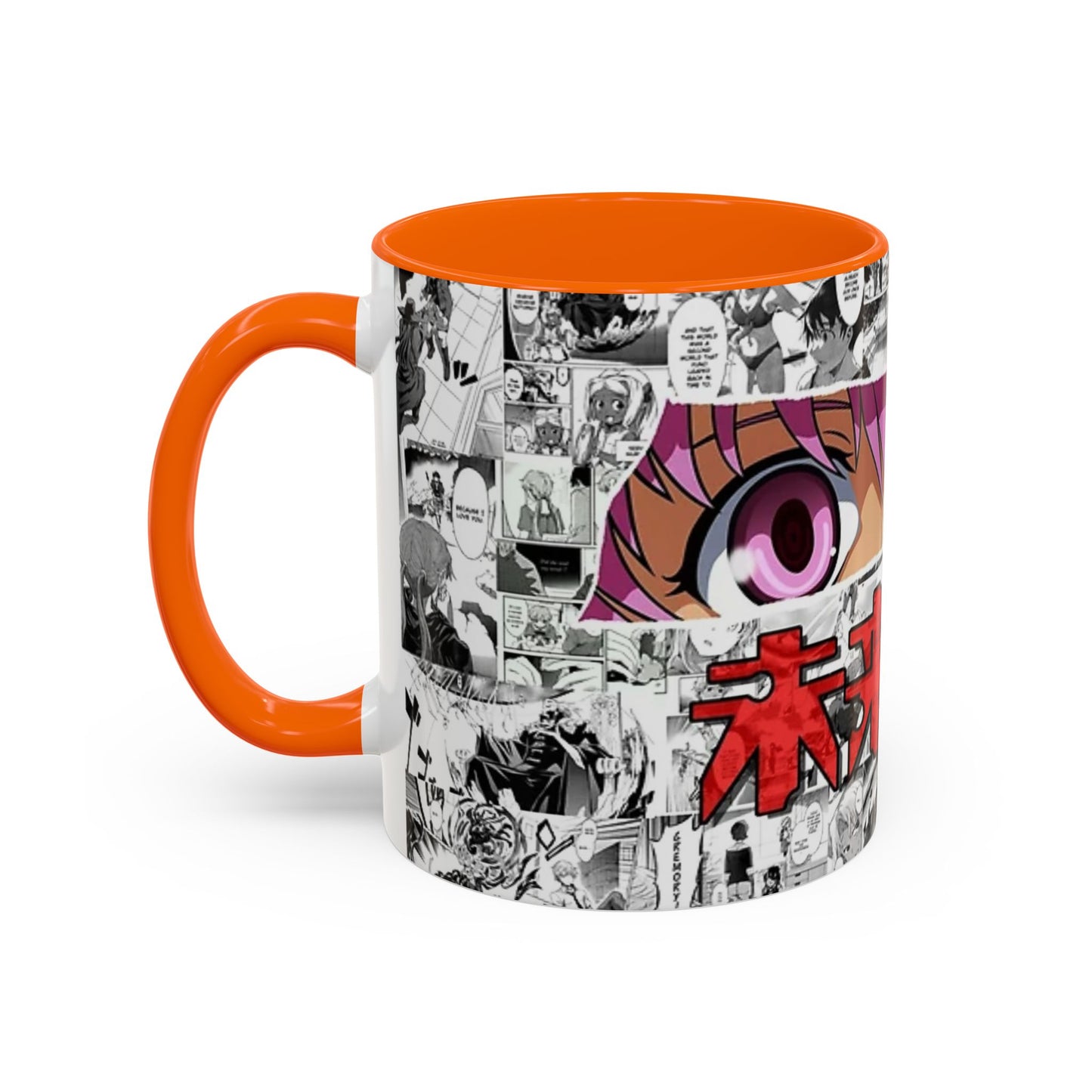 Yuno Gasai Accent Handle Mug – Future Diary Anime Cup – 11oz & 15oz Ceramic Gift for Yandere Fans