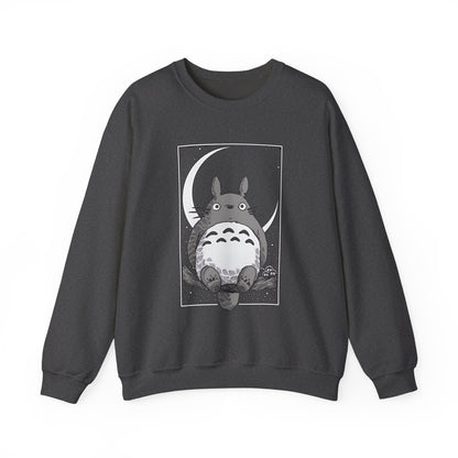 Totoro Night Dreams Sweatshirt – Cozy 100% Cotton Studio Ghibli Pullover for Anime Lovers